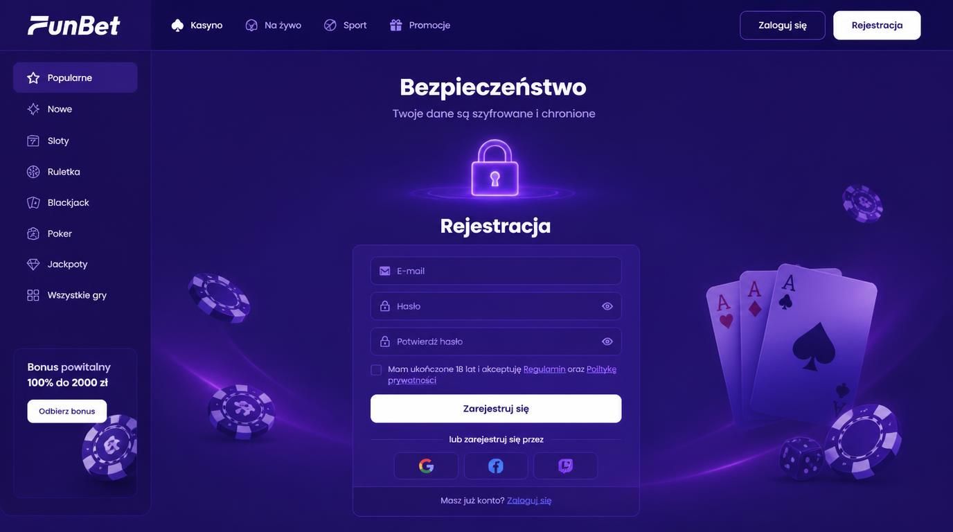 ikonka kłódki i formularz rejestracyjny z napisem bezpieczeństwo